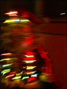 Santa-Lights---Cell-Phone---Abstract---January - Gail Means