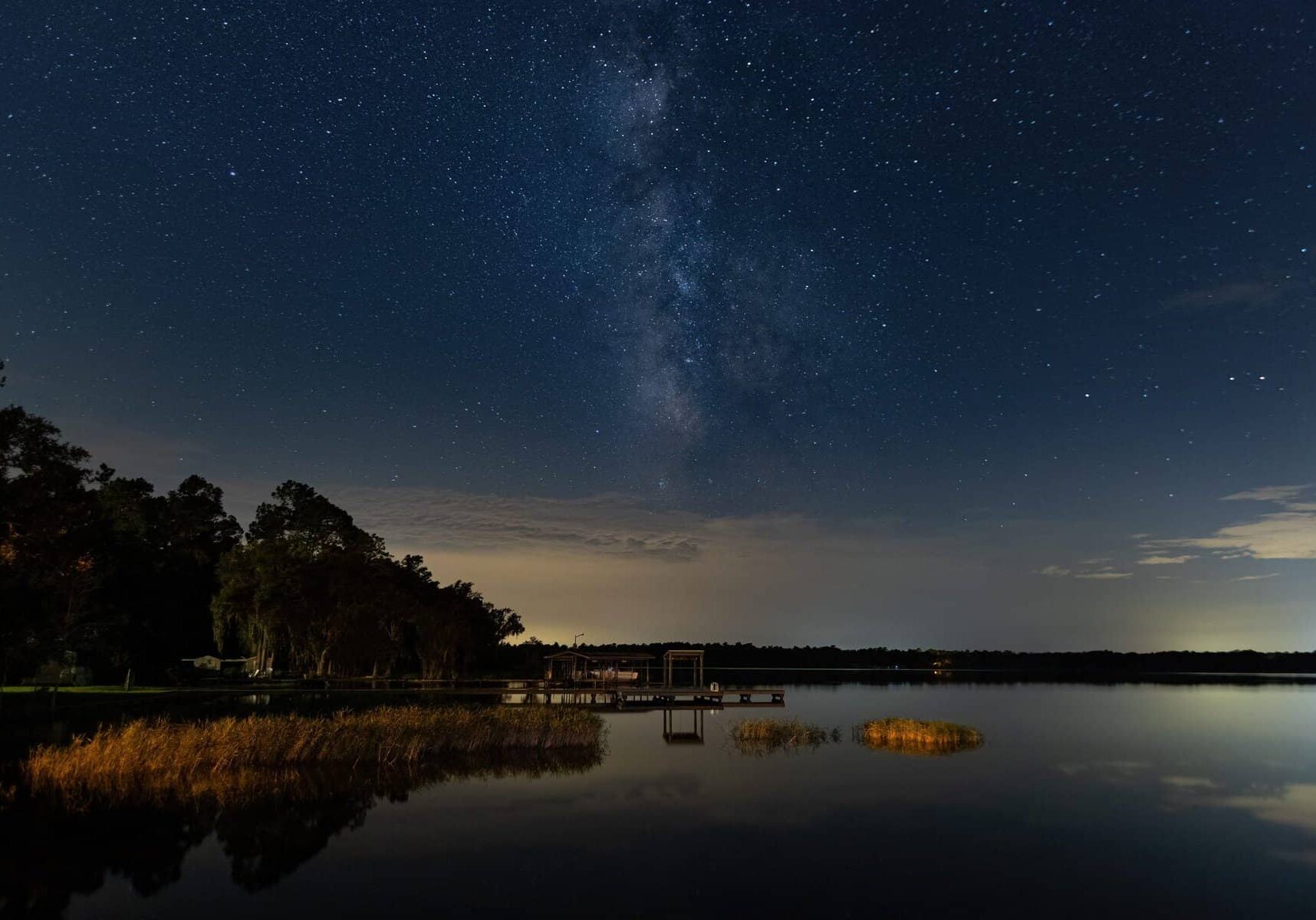 Midnight at the Lake house