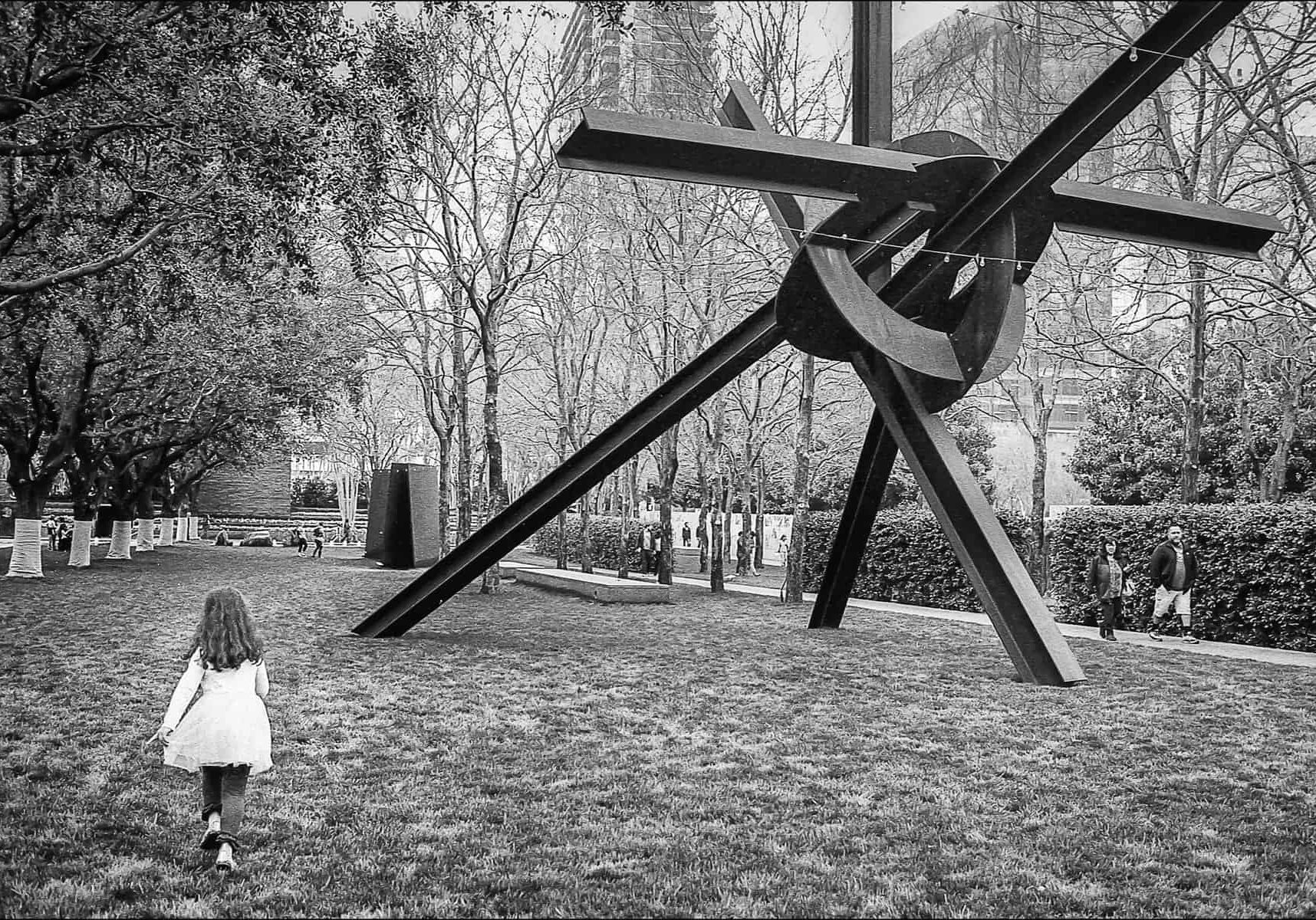 Running Girl, Walking Iron - Robert Clark